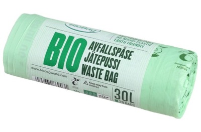 Biodegradowalne Worki Bio kompostowalne 30L 20 szt