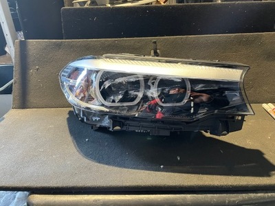 BMW 5 G30 FARO PARTE DELANTERA PARTE DELANTERA DERECHA COMPLETO DIODO LUMINOSO LED EUROPA 17 R  