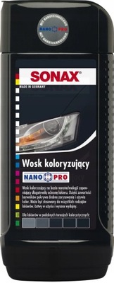 SONAX Polish&Wax COLOR Nano WOSK CZARNY 500ML