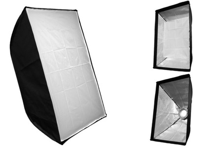 SOFTBOX 80x120 cm 2 DYFUZORY MOCOWANIE BOWENS