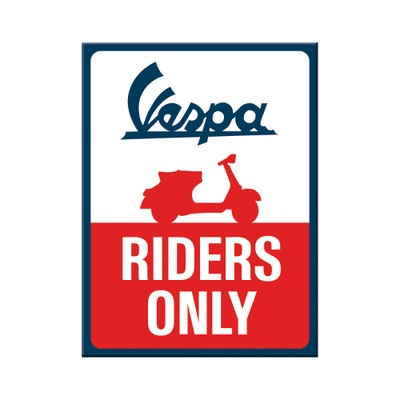 Magnes na lodówkę prezent Vespa Riders Only