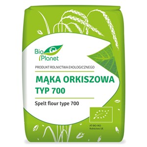 Mąka orkiszowa TYP 700 BIO 1kg, Bio Planet