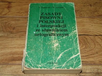 Książka ZASADY PISOWNI POLSKIEJ i Interpunkcji ze Słownikiem Ortograficznym