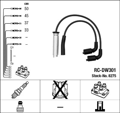 RC-DW301/NGK LAIDAI WYS. NAP. DAEWOO NGK 