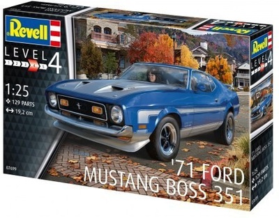 Model plastikowy Samochód 71 Ford Mustang Boss 351