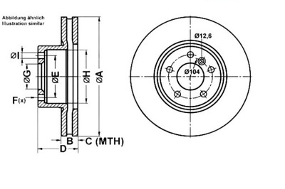 ATE DISCS BRAKE 2 PCS. BMW FRONT X3 X4 1,6-3,0 - milautoparts-fr.ukrlive.com