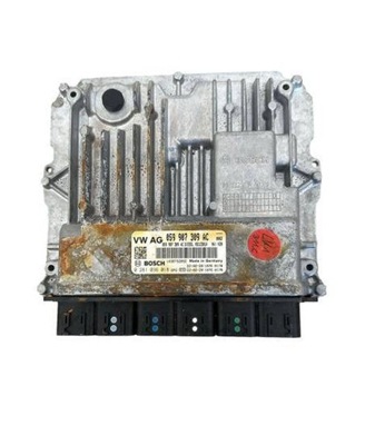 Audi блок управления бортовой компьютер двигателя 059907309ac фото №1