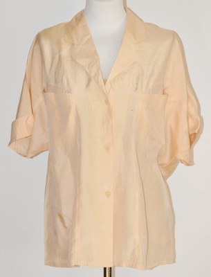 TIME kimonowa Jedwabna bluzka 100% jedwab vintage rozmiar L