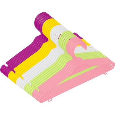 WIESZAKI DZIECIĘCE KOLOROWE MIX DZIEWCZYNKA 25 SZT