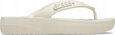 CROCS DAMSKIE JAPONKI WSUWANE BEŻOWE 36/37 1ŻGB