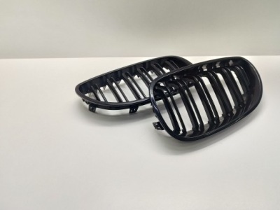 Решётка  радиатора решётка радиатора комплект bmw 5 e60 e61 glossblack фото №1