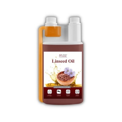 Olej lniany tłoczony na zimno Linseed Oil 1l OH