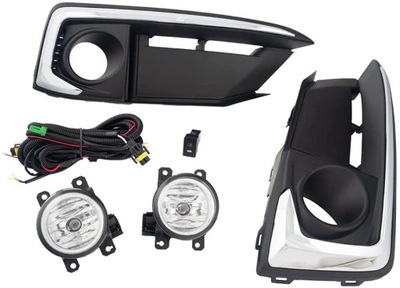 Honda civic x 10 протитуманні фари 2016 комплект монтажний фото №1