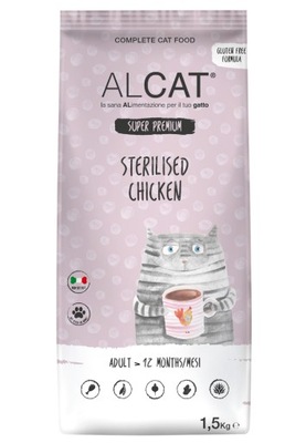 Alcat - Sterilised Chicken - KURCZAK - 1,5 KG