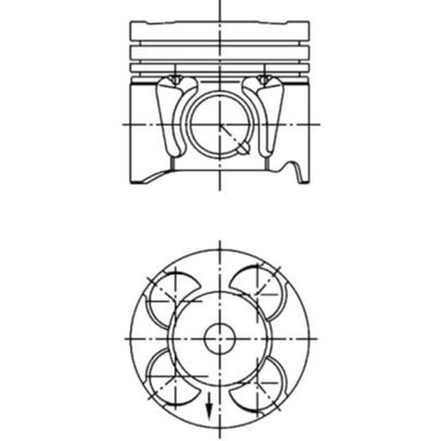 ПОРШЕНЬ KOLBENSCHMIDT 41660600 фото