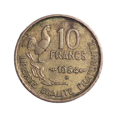 10 frank 1954 B Francja