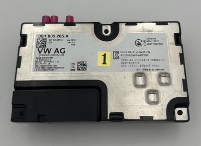 Модуль послуг online vw audi 3q1035285a фото №1