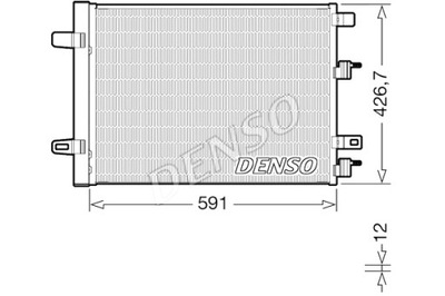 DENSO КОНДЕНСАТОР КОНДИЦІОНЕРА MERCEDES A V177 A W177 B SPORTS TOURER