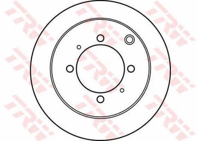 ДИСКИ ТОРМОЗНЫЕ ТОРМОЗНЫЕ ЗАД TRW DF4193