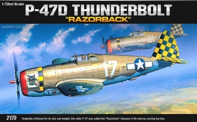 Academy 12492 P-47D Razorback 1:72