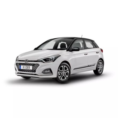 Hyundai i20 5d накладки бічний фото №1
