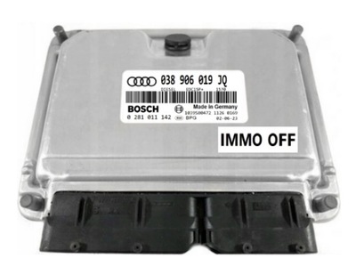 ECU AUDI A4 1.9 038906019JQ 0281011142 IMMO OFF