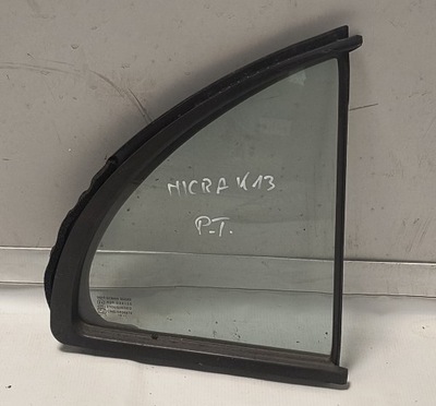 Стекло дверь правый задняя оригинал nissan micra iv k13 15r фото №1