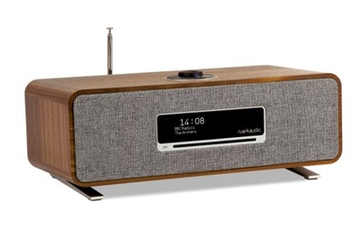 System stereo Ruark R3s orzech mini system stereo