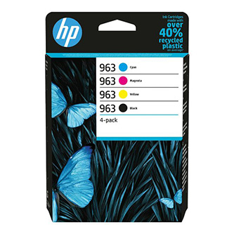 HP oryginalny ink / tusz 6ZC70AE, CMYK, HP 963, HP 4-pack