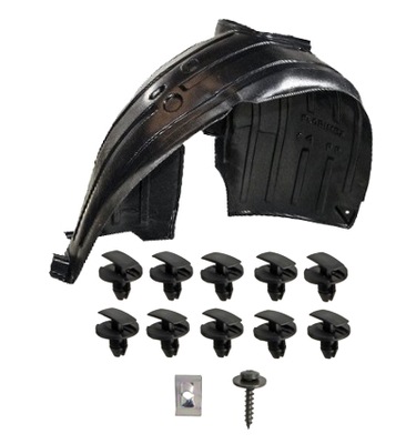 Подкрылок подкрылок citroen c4 04-10 перед левая клипсы фото №1