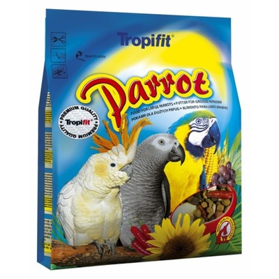 Tropifit PARROT Pokarm Mieszanka dla DUŻYCH PAPUG 1kg