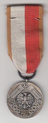 Medal 40-Lecia Polski Ludowej