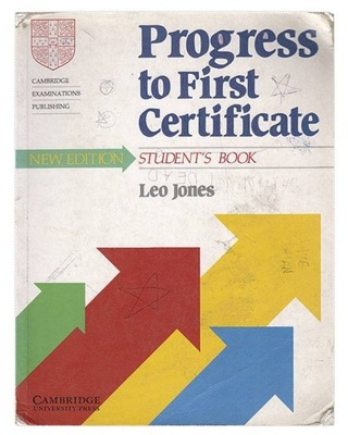 Progress to First Certificate, Jones Leo