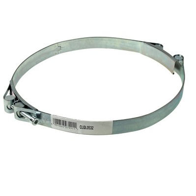 Хомут гвинтова подвійний 24mm fi 260-270 фото №1