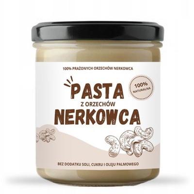 Pasta z orzechów nerkowca 300g