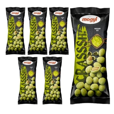 6x Mogyi Crasssh! Orzeszki ziemne o smaku wasabi 6