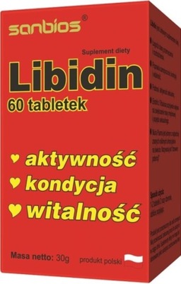 Sanbios Libidin 60 T Poprawia Witalność Mężczyzn