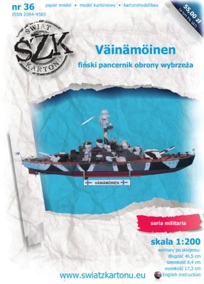 1:200 Pancernik Väinämöinen ŚZK 036