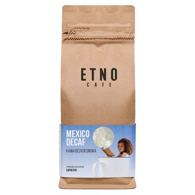 Kawa ziarnista Etno Cafe Mexico Decaf 250g