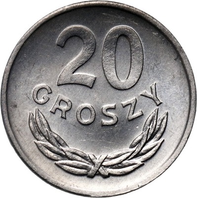 Polska, PRL, 20 groszy 1985
