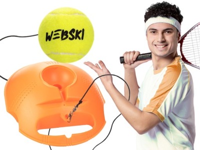 TENNIS TRAINER PIŁKA NA GUMCE DO GRY W TENISA