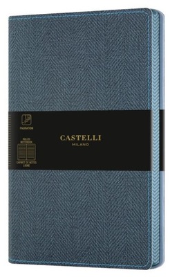 Notatnik 13x21cm linia Castelli Harris Blue