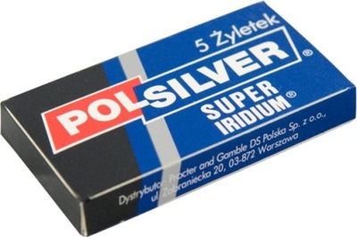 Żyletki Polsilver Super Iridium 5szt