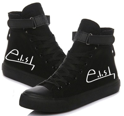 Czarne Buty Sneakers Billie Eilish Nowość r.39