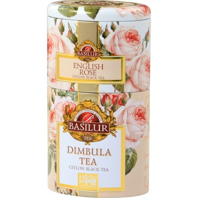 Basilur ENGLISH ROSE & DIMBULA herbata 2w1 - 100 g