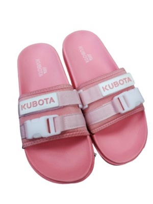 KUBOTA KLAPKI BASEONOWE do domu RÓŻOWE ZAPIĘCIA PASKI r 38