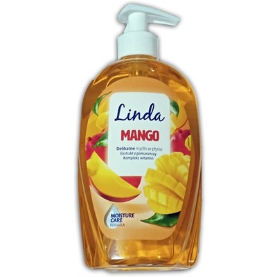 Mydło do rąk Linda Mango 500 ml 500 g
