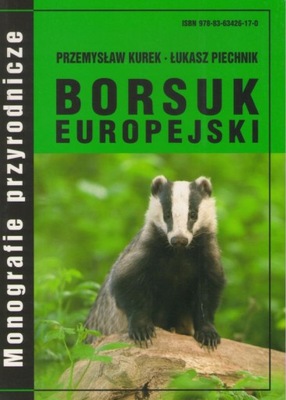 Borsuk europejski Monografie przyrodnicze