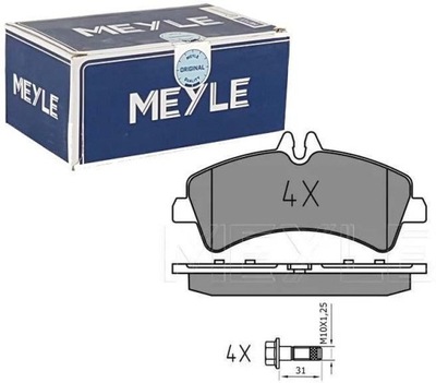 MEYLE КОЛОДКИ ГАЛЬМІВНІ ЗАД 025 292 1720/PD