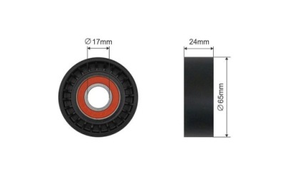 Ролик направляющая ремень многоручейковый do volvo v90 ii 2018 2019 2020 2021 фото №1